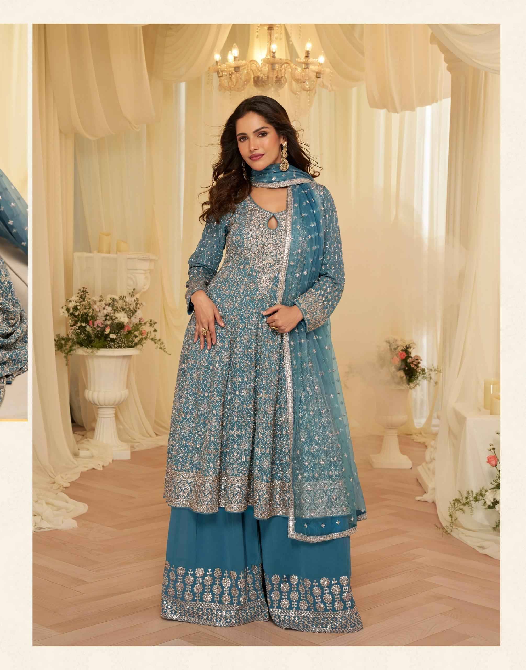 AVANTIKA By Sayuri 10229 to 10231 Series Beautiful Sharara Suits Colorful Stylish Fancy Casual Wear & Ethnic Wear Premium Chinnon Silk Dresses At Wholesale Price